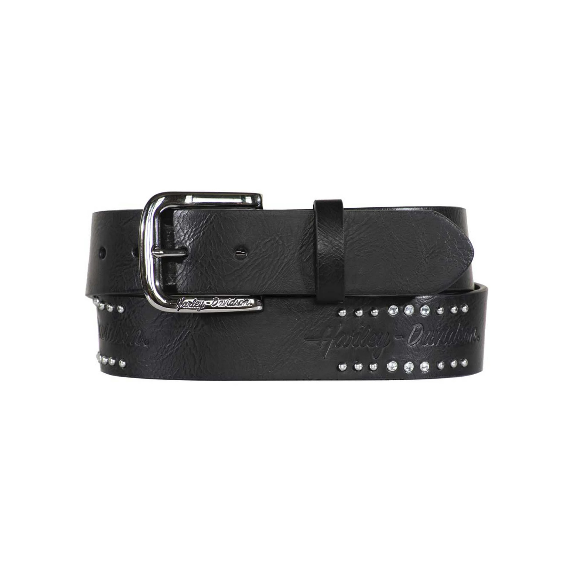 Harley-Davidson Women's Rockers Rhinestones Genuine Leather Belt - Black (XL), Harley Davidson | Walmart (US)