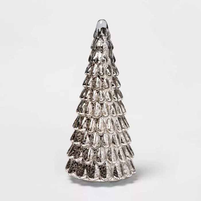 Large Mercury Glass Tree Silver - Wondershop™ | Target