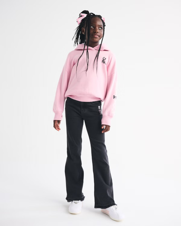 girls high rise flare jeans | girls clearance | Abercrombie.com | Abercrombie & Fitch (US)