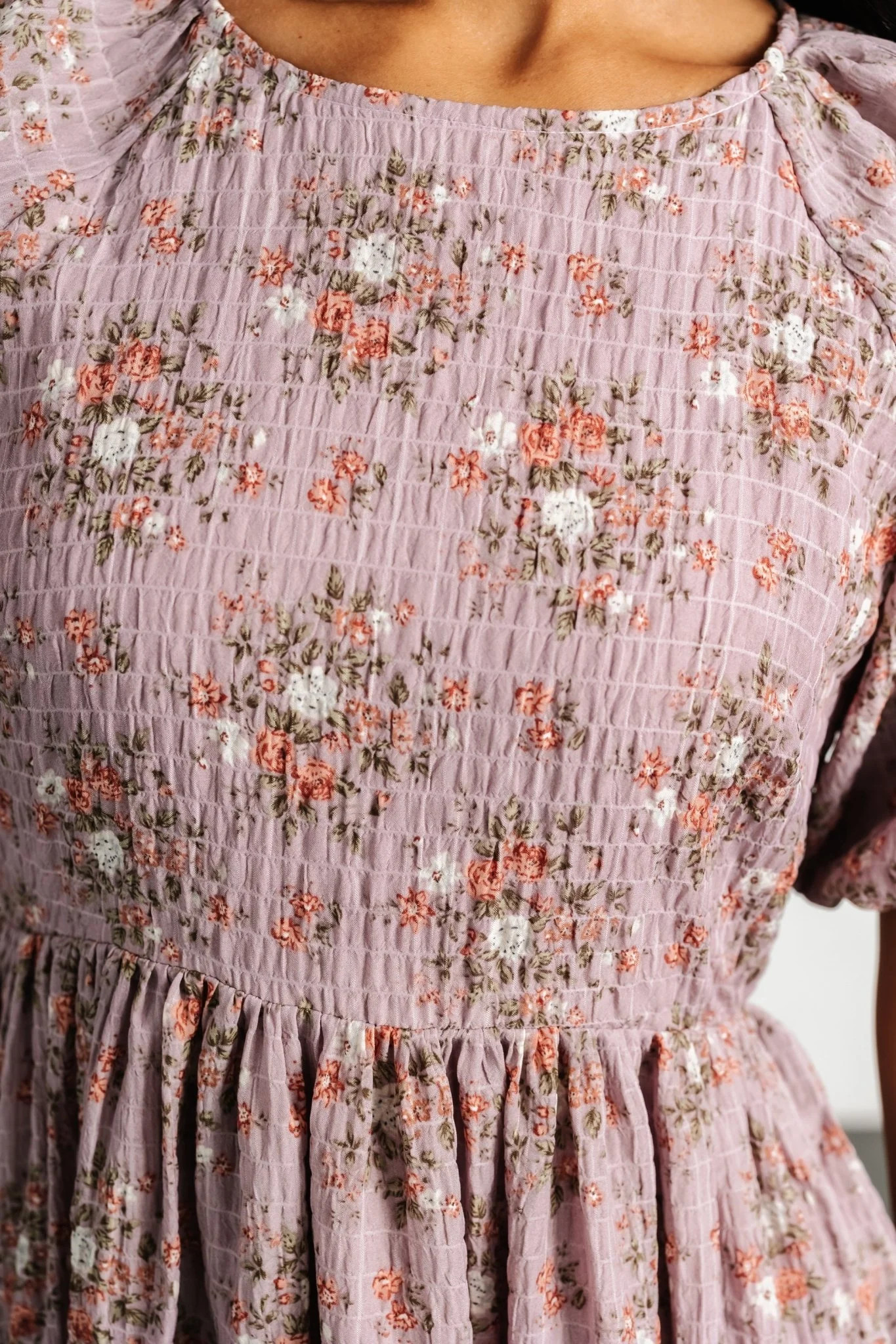 Lucinda Back Tie Dress | Lilac Floral | Baltic Born