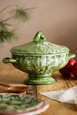 Botanical Silhouette Lidded Tureen | Anthropologie (US)