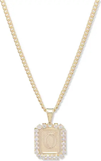 Royal Initial Card Necklace | Nordstrom