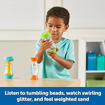 Learning Resources Sensory Trio Fidget Tubes - Tactile Play Tools, Kids Travel Essentials Toys, S... | Amazon (US)