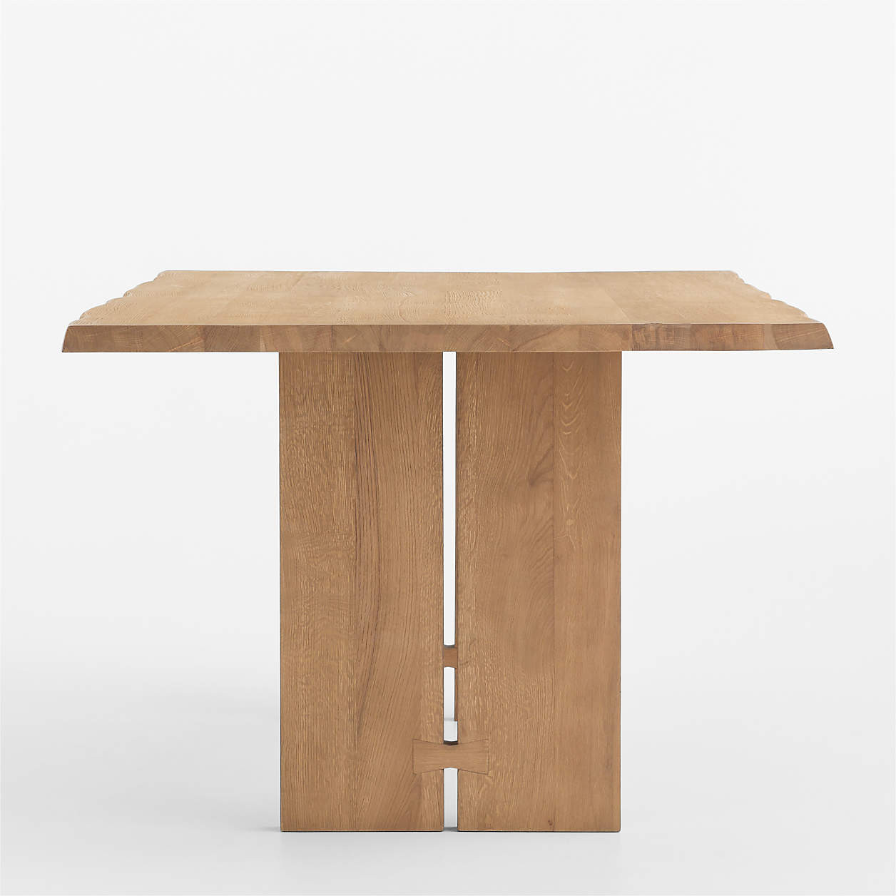 Dakota 85" Solid Oak Wood Dining Table | Crate & Barrel | Crate & Barrel