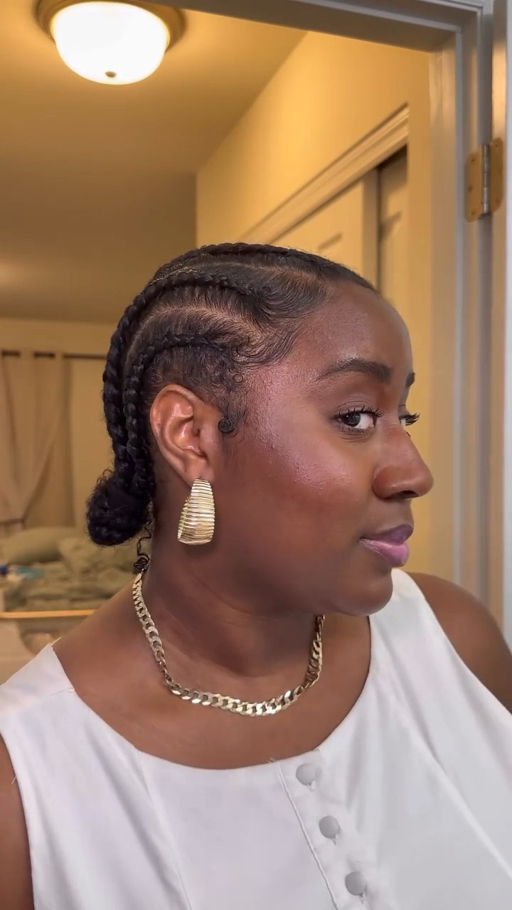 Lovveee a good cornrow style 😍😍😍🤌🏾✨
 
#BraidStyles #NaturalHair #NaturalHairstyles