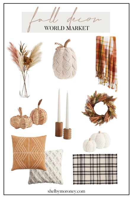 Fall decor from world market 

#LTKSeasonal #LTKunder100 #LTKunder50