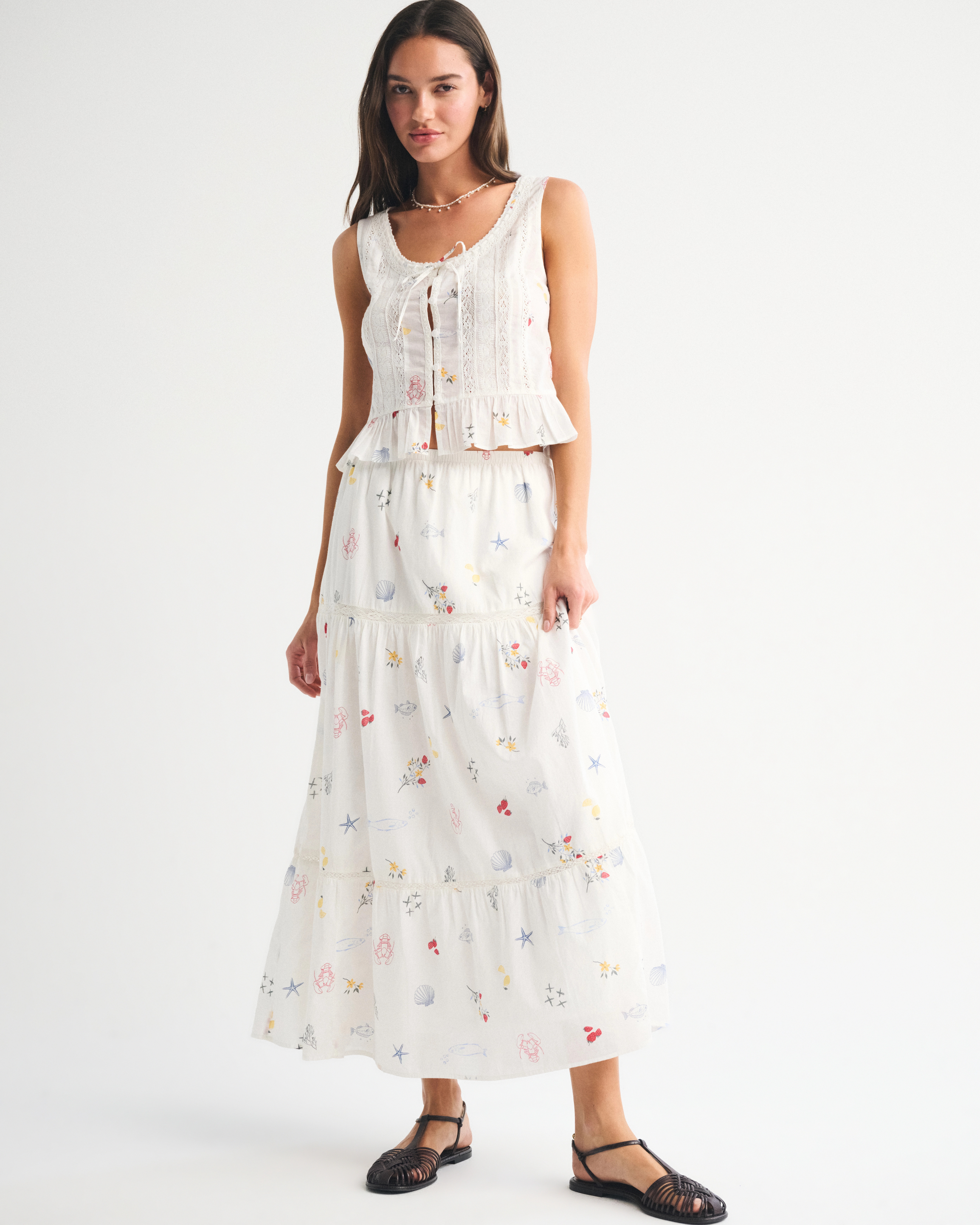 Boho Maxi Skirt | Abercrombie & Fitch (US)