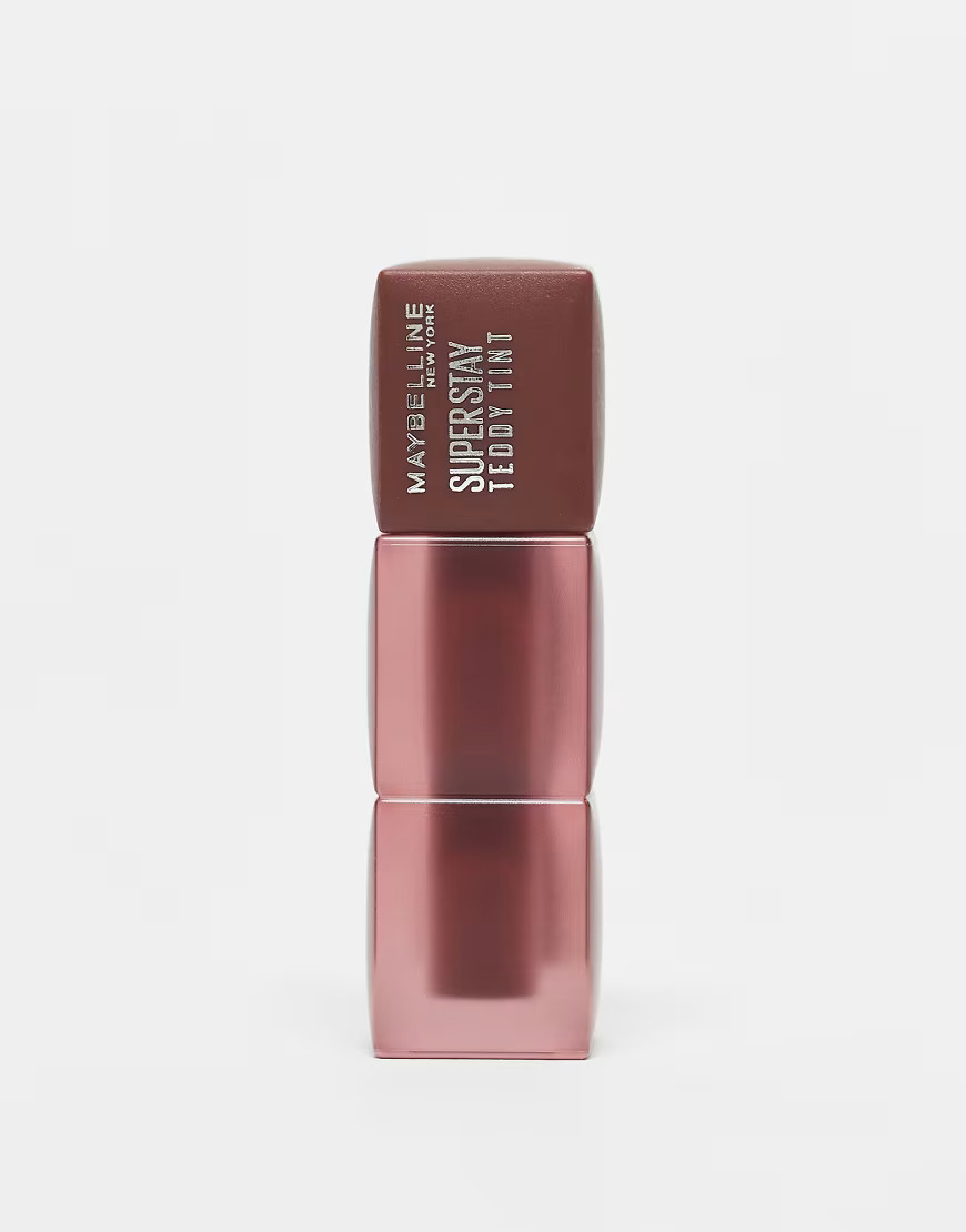 Maybelline Super Stay Teddy Blurred Lip Tint- Mascara Tear-Brown | ASOS (Global)