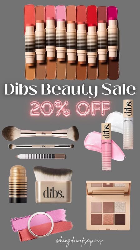 Dibs beauty sale 20% off with code LTK

#LTKBeauty #LTKSaleAlert