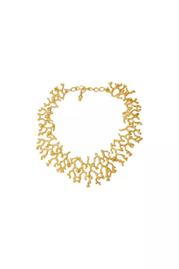 Gold Sea Branch Necklace by Kenneth Jay Lane | The Mile
