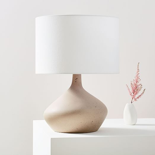 Asymmetry Ceramic Table Lamp - Small | West Elm (US)