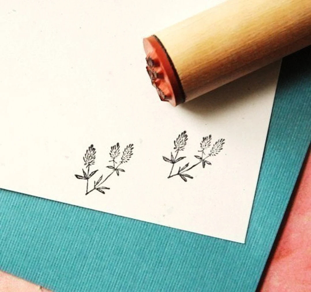 Dried Filler Rubber Stamp | Etsy (US)