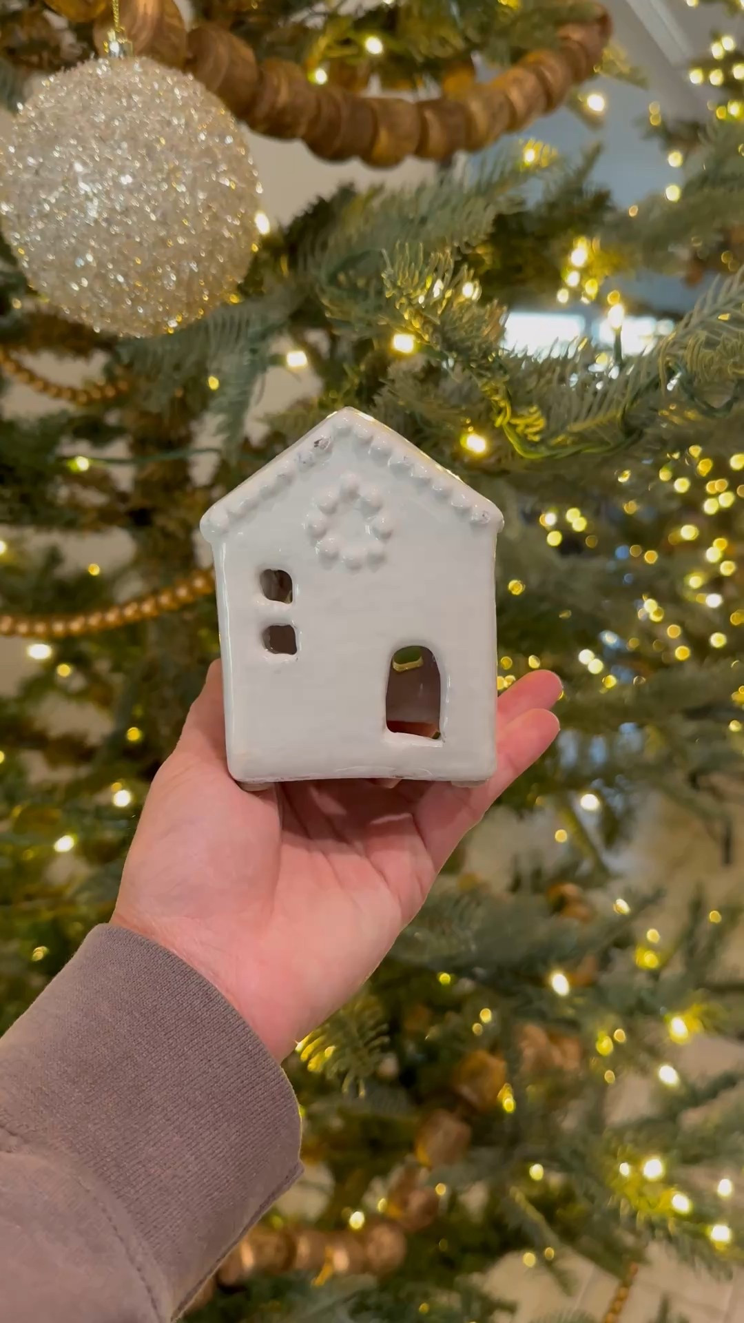 If you have been eyeing the pottery barn ceramic village houses if you want to only get one or 2 I highly recommend the mini!! It’s perfect to style anywhere without the others. It is currently on sale for under $17!! Will look amazing on book, a kitchen island, near a island store, console table, coffee table, and etc.

#LTKCyberWeek #LTKHoliday #LTKGiftGuide