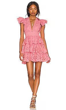 ROCOCO SAND Short Dress in Bubblegum Pink from Revolve.com | Revolve Clothing (Global)