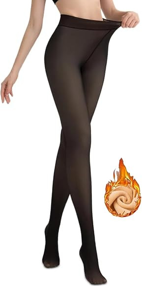 BTkviseQat Thermostrumpfhosen für damen,Strumpfhosen Damen Winter,Gefütterte Strumpfhose,Gefäl... | Amazon (DE)