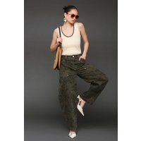 Camo Cargo Barrel Jeans | Avec Les Filles