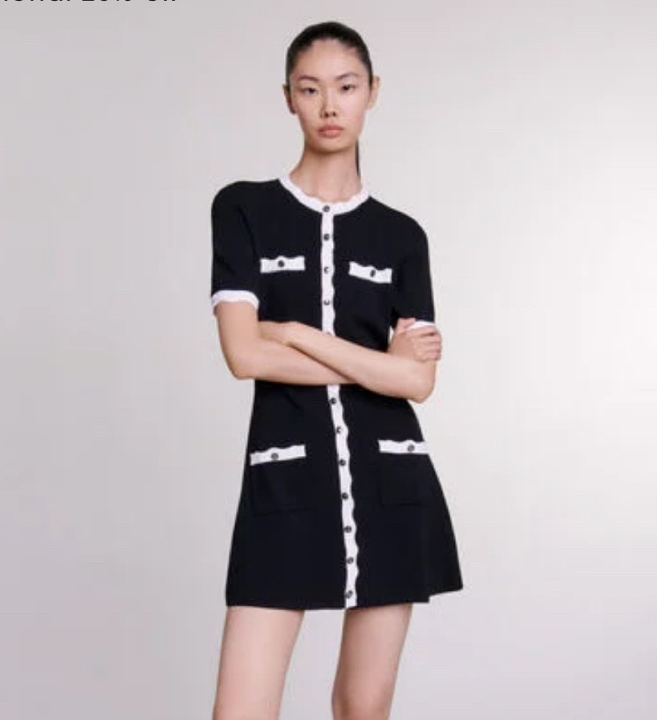 A simple black and white knit dress for any occasion! 

#LTKStyleTip