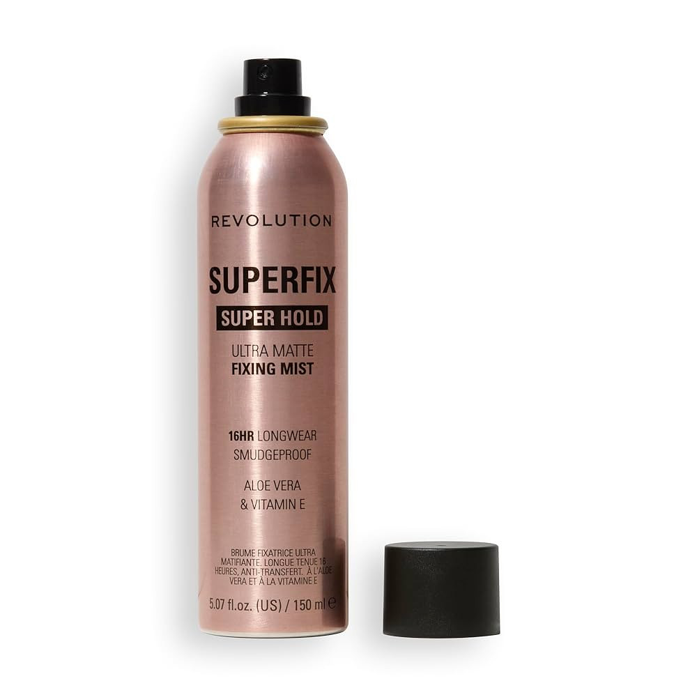 Revolution Beauty London, Superfix Misting Makeup Setting Spray, Ultra-Matte & Shine-Free Finish,... | Amazon (US)