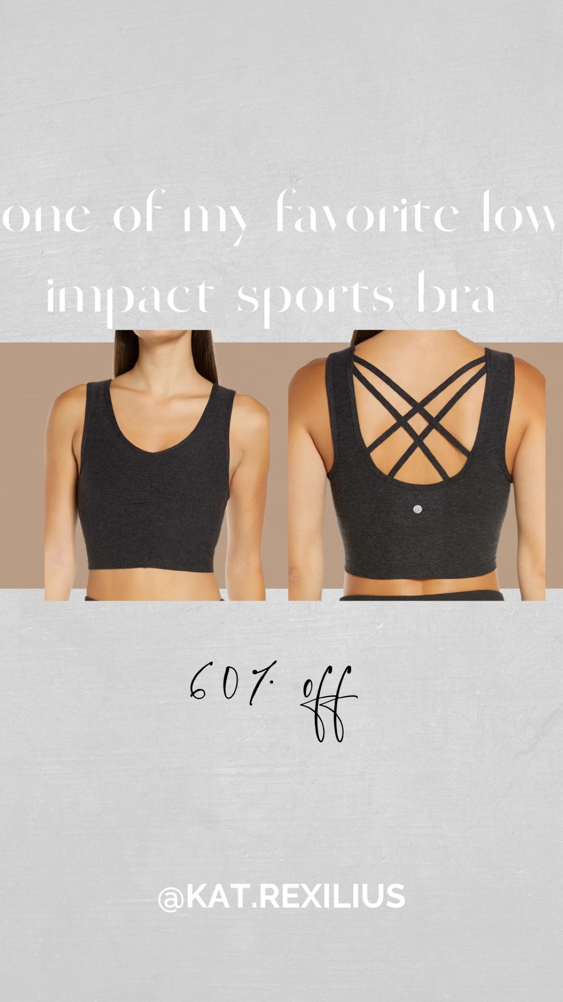 Sports bra
Crop top
I wear a Medium 

#LTKfit #LTKCyberweek #LTKsalealert