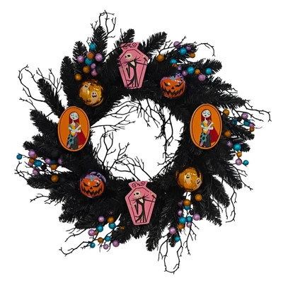 Disney® The Nightmare Before Christmas Halloween Wreath Pre-Lit | CG Hunter