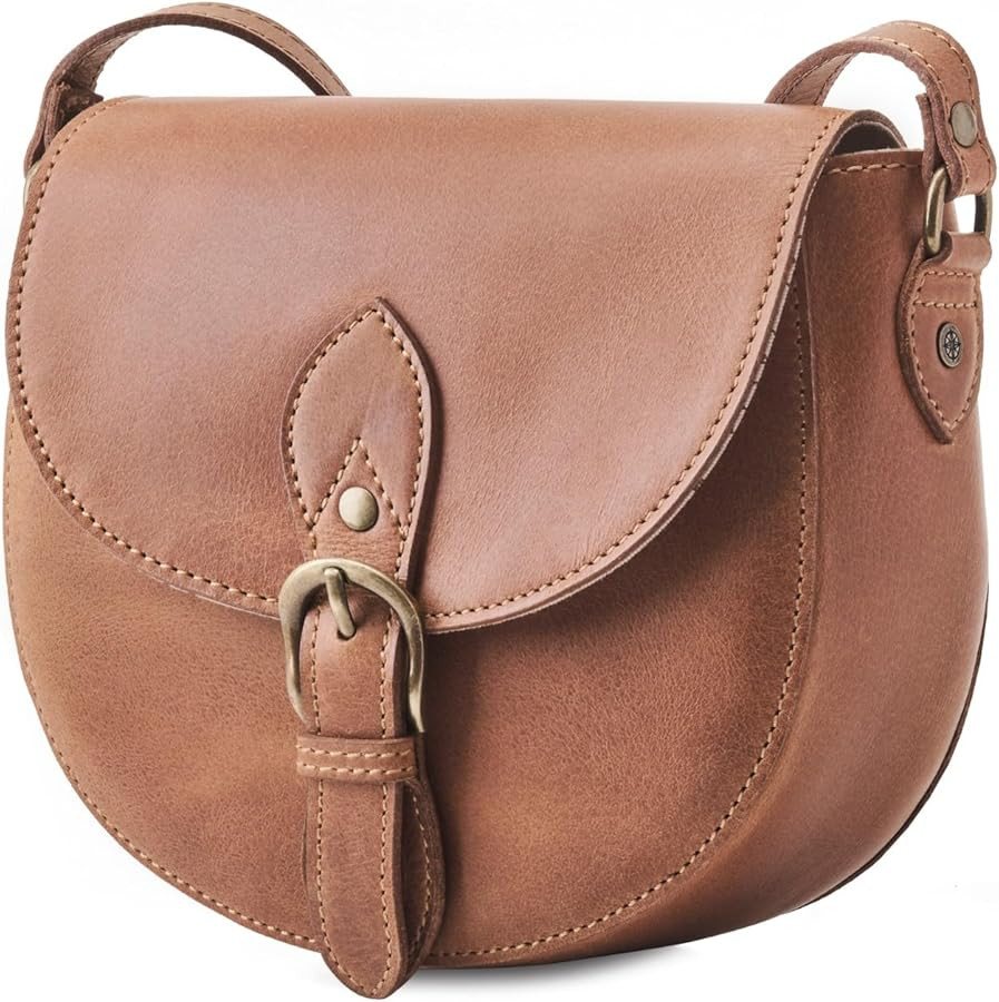 DRAKENSBERG Kleine Damen Umhängetasche 'Sally' hochwertige Satteltasche, Büffel-Leder, 2L | Amazon (DE)