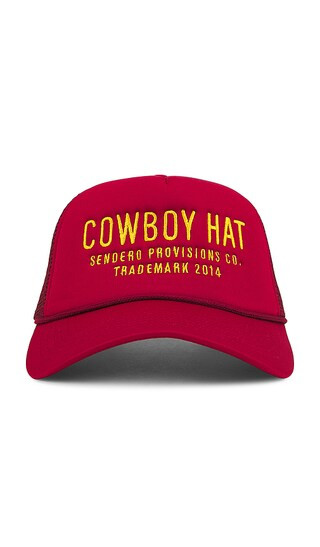 Cowboy Hat in Burgundy | Revolve Clothing (Global)