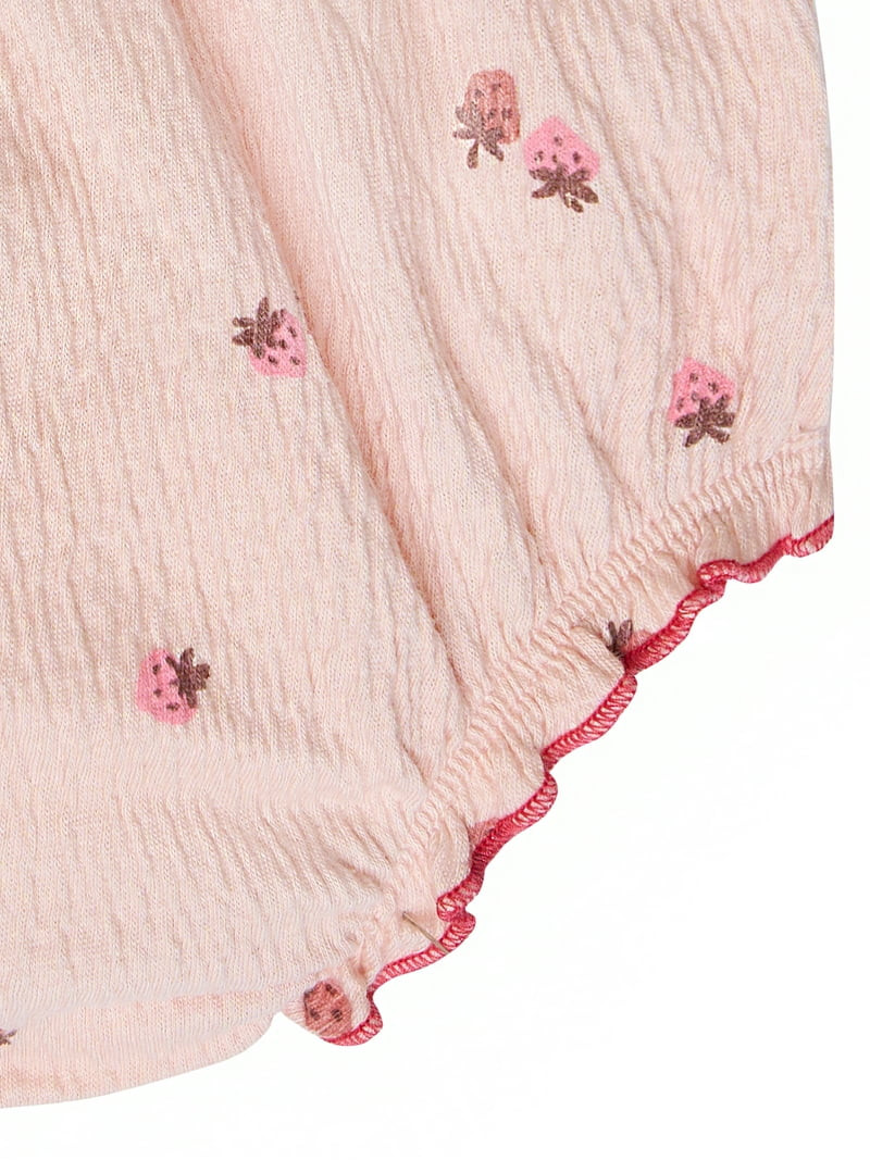 Modern Moments by Gerber Baby Girl Soft Top and Bloomer Outfit Set, 2-Piece, Sizes 0/3 Months - 2... | Walmart (US)