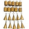 DIYANA IMPEX Vintage Indian Tin Bells Rustic Chime Vintage Jingle Bell Cow Bells Christmas Tree C... | Amazon (US)