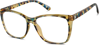 Square Glasses 2030339 | Zenni Optical (US & CA)