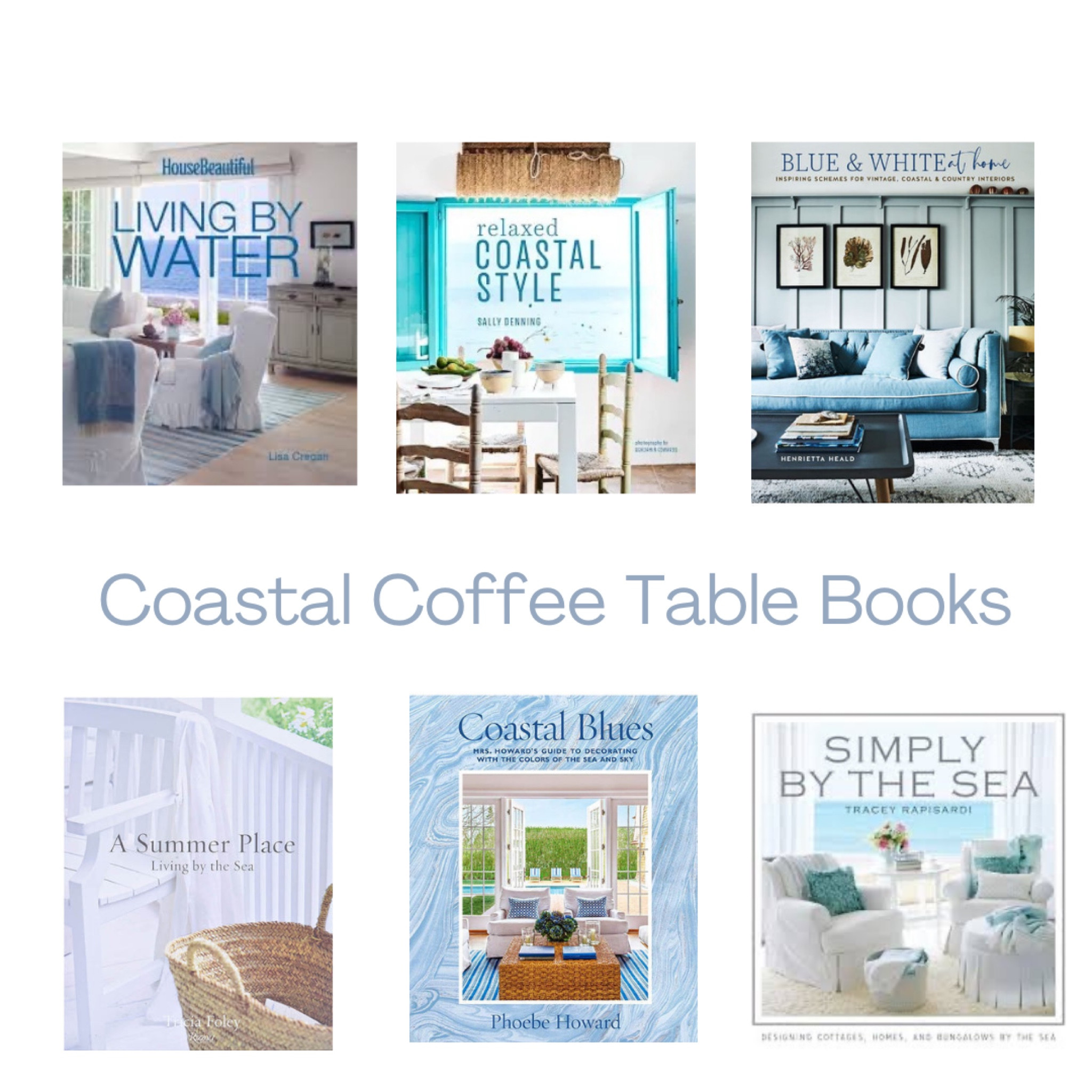 My favorite coastal coffee table books! The perfect decor for summer.

#LTKhome