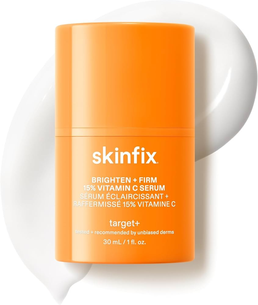 Skinfix Brighten + Firm 15% Vitamin C Serum for Face - Visibly Fades Dark Spots & Fine Lines - Sa... | Amazon (US)