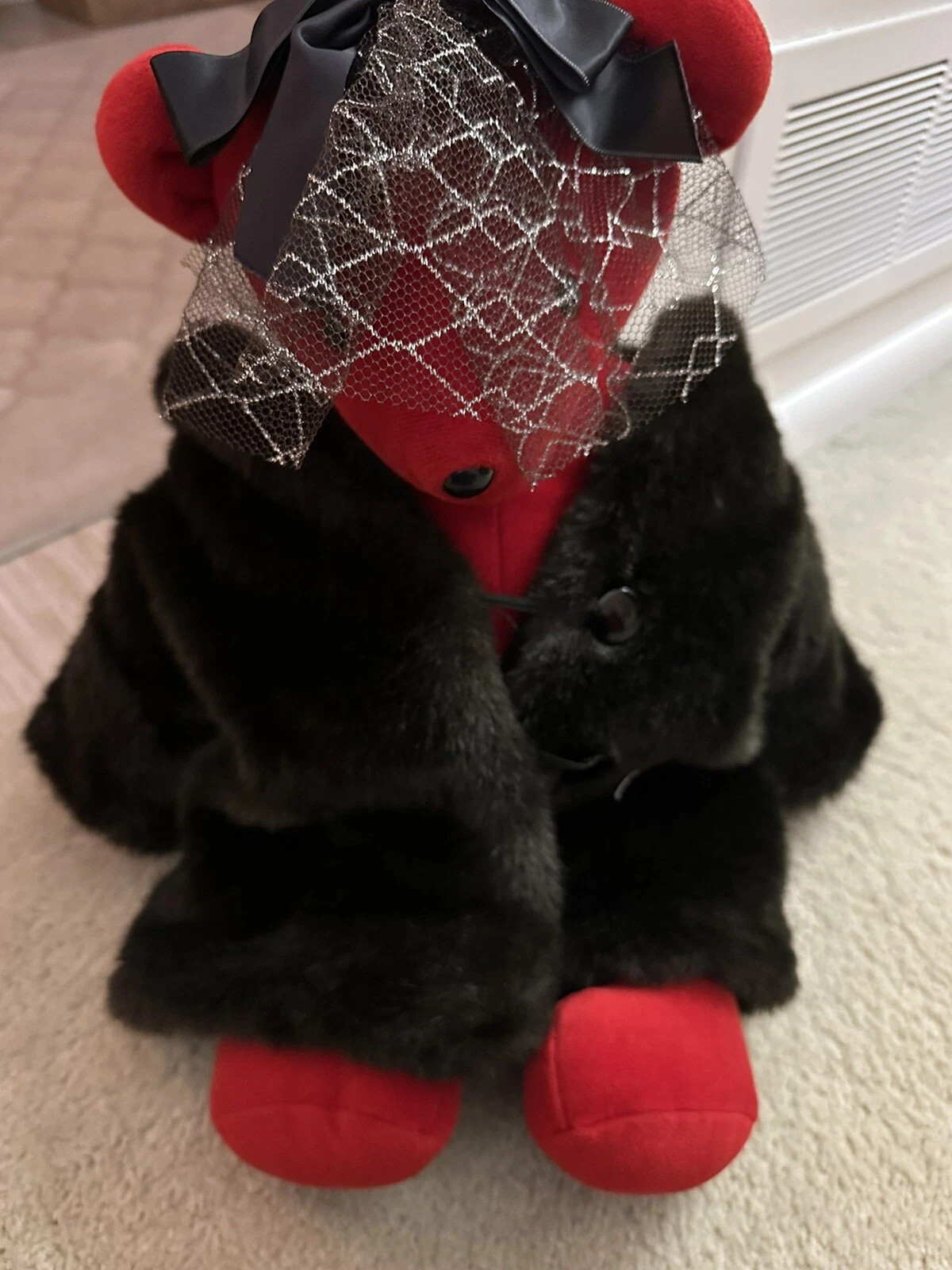 North American Bear Co LAUREN BEARCALL 20" Tall Red Plush Bear VIB COLLECTION  | eBay | eBay US