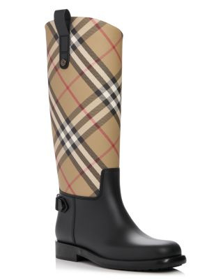 Women's Cavalier Check Rain Boots | Bloomingdale's (US)