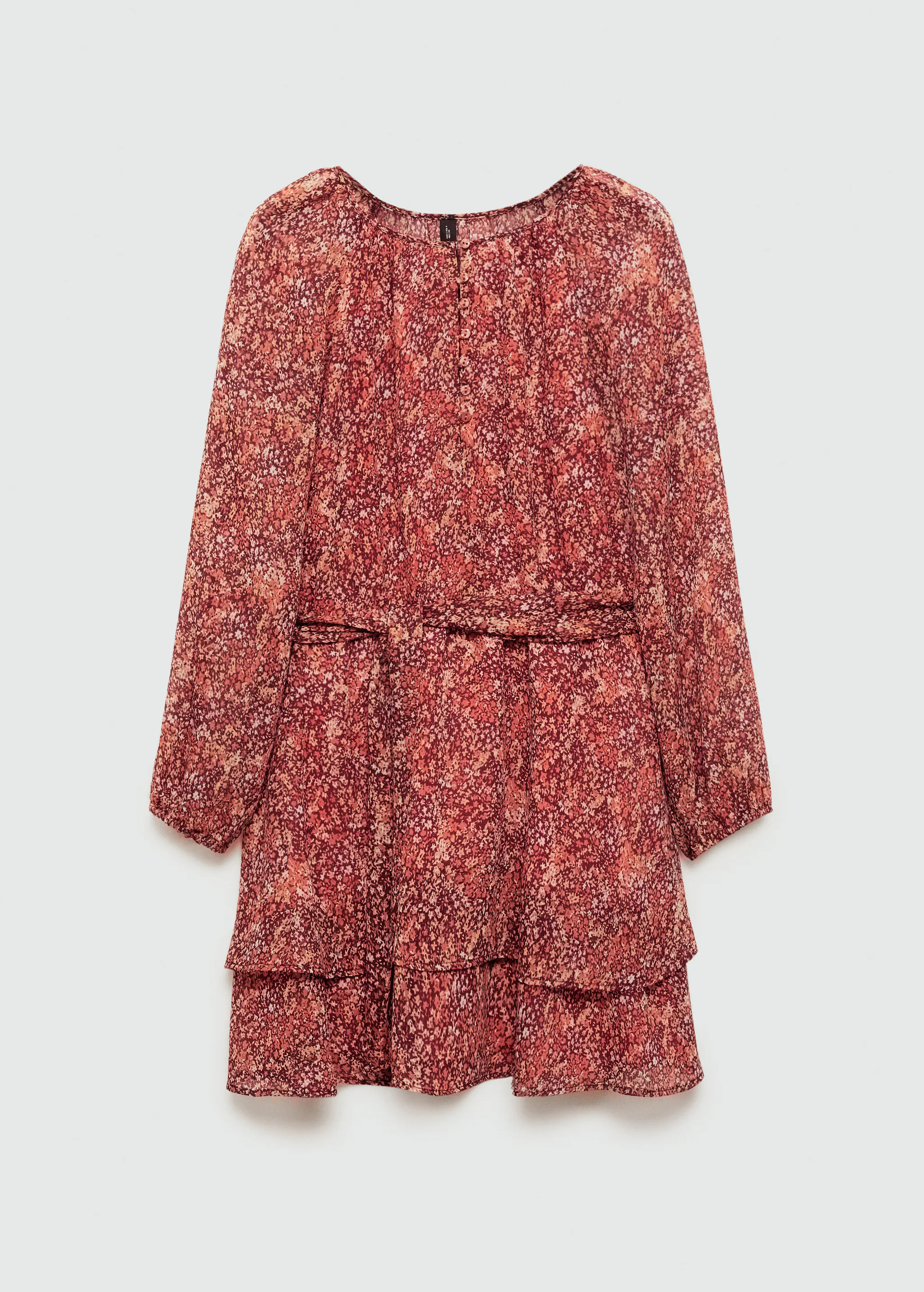 Short floral-print dress | MANGO (US)