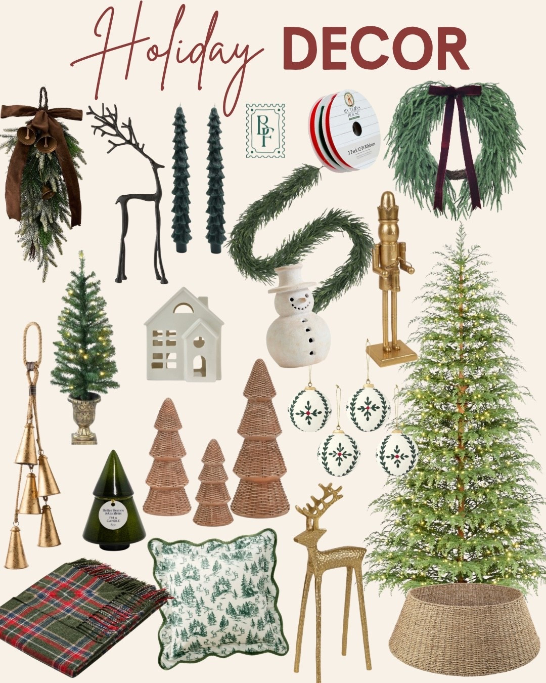 ✨ HOLIDAY DECOR FAVORITES ✨
Adding cozy textures, warm lights, and natural greenery is my favorite way to bring the season home. From woven trees and gold reindeer to plaid throws and the prettiest garlands, these finds give classic Christmas charm a fresh, timeless feel.

🎄 Tap below to shop each piece and get your home holiday-ready in style!

 #ChristmasStyle #HolidayHome #LTKHoliday 

#LTKSeasonal #LTKHome