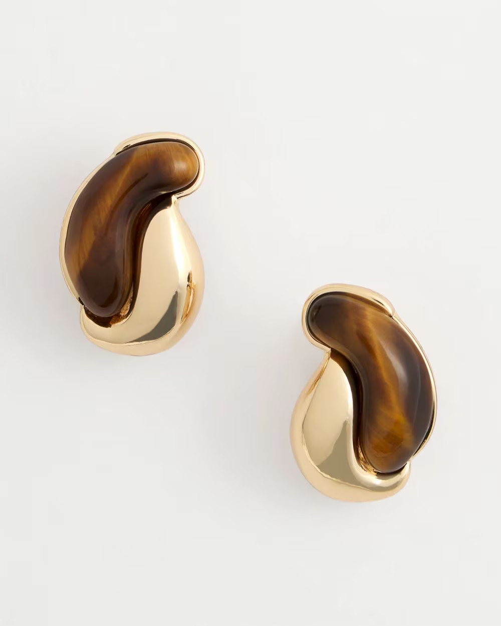 Tortoise Marble Clip-On Earrings | Chico's