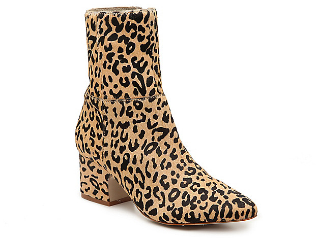 Matisse At Ease Bootie - Women's - Tan/Black Leopard Print | DSW