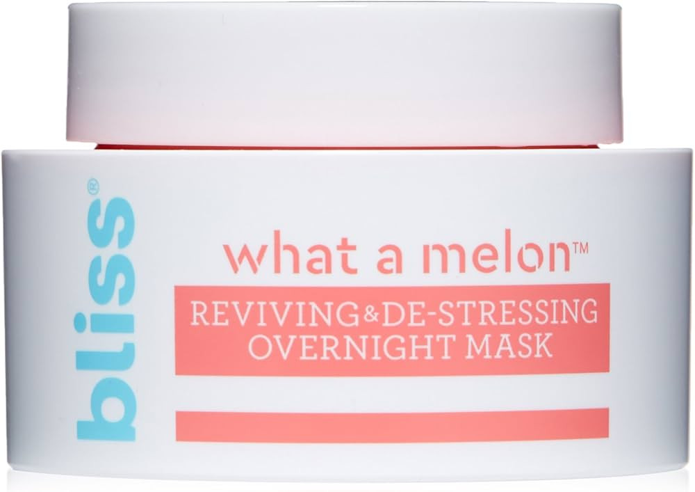 Bliss What a Melon Overnight Facial Mask - 1.7 Oz - Reviving & De-stressing Overnight Mask - Hydr... | Amazon (US)