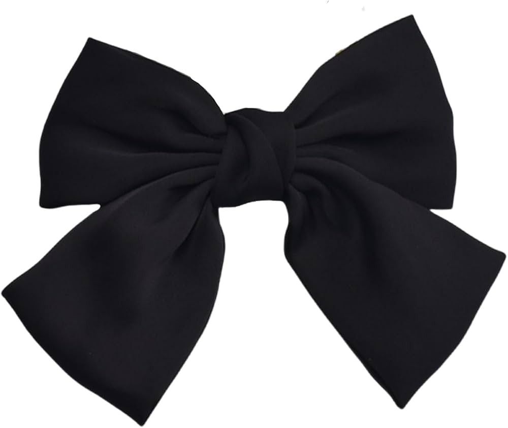 SEVENHEAD Bow Hair Clips Black Spring Hair Clip 1 Pack Barrettes Large Big Oversized Knot Bowknot... | Amazon (CA)