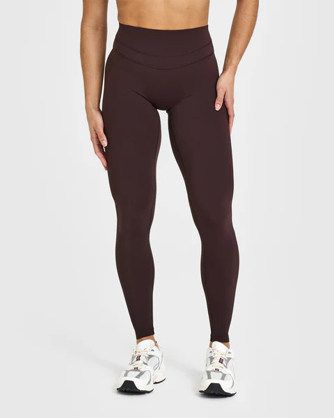 Unified High Waisted Leggings 
 Plum Brown | Oner Active (UK / US)