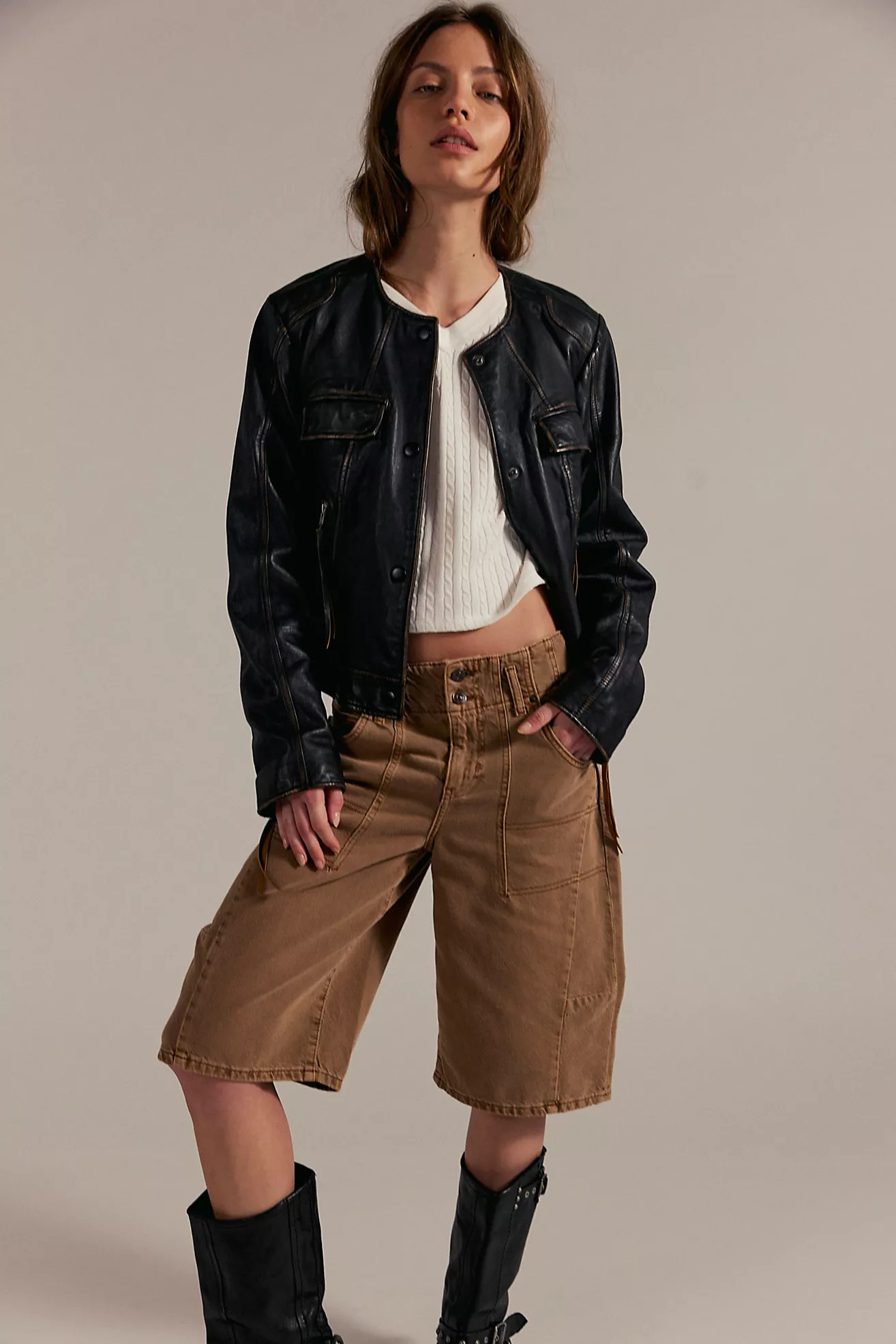 We The Free Extreme Measures Barrel Shorts | Free People (Global - UK&FR Excluded)