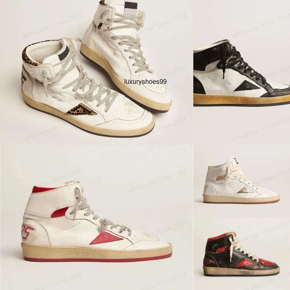 Superstar High Casual Shoes Golden Sky Star Super Designer Shoes Star Italy Brand Sneakers Super ... | DHGate