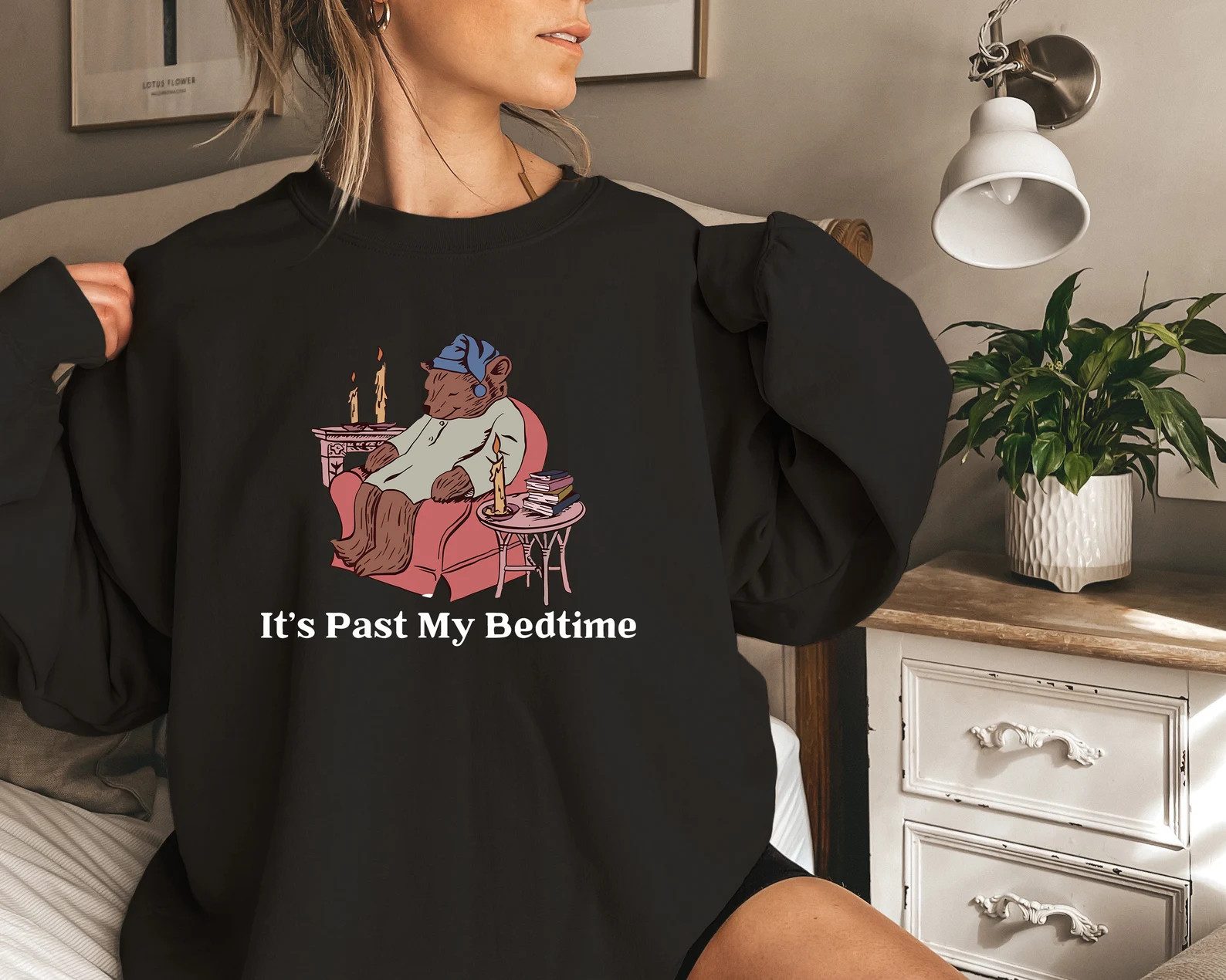 It's Past My Bedtime Shirt, Funny Sleppy Bear Sweater, Funny Bear Meme Shirt, Trendy Unisex Shirt... | Etsy (US)
