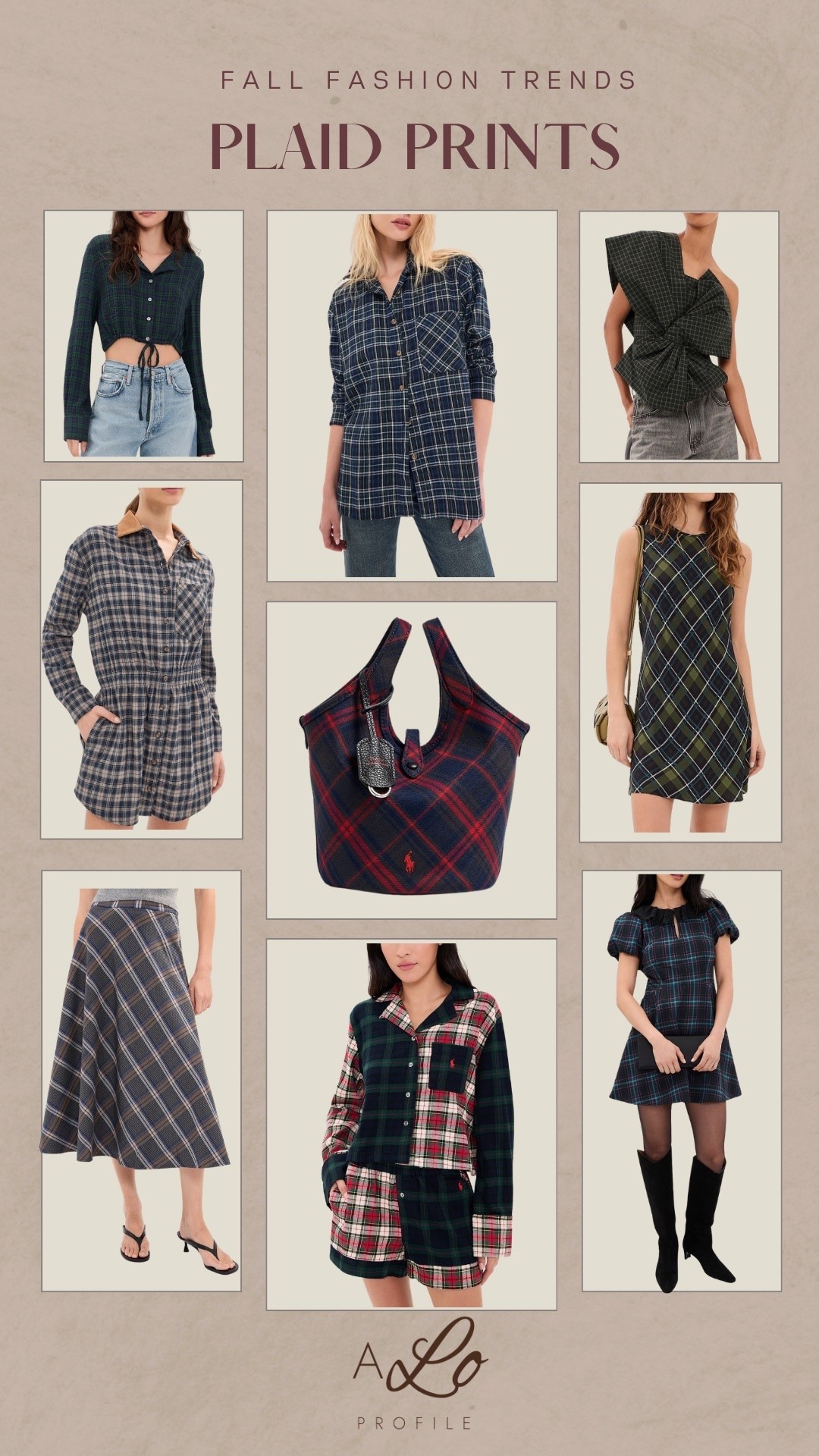Trending for Fall: Plaid Prints // Shopbop, Shopbop fashion, fall outfit, fall trends, fall fashion, fall fashion trends, trending for fall, fall outfit inspo