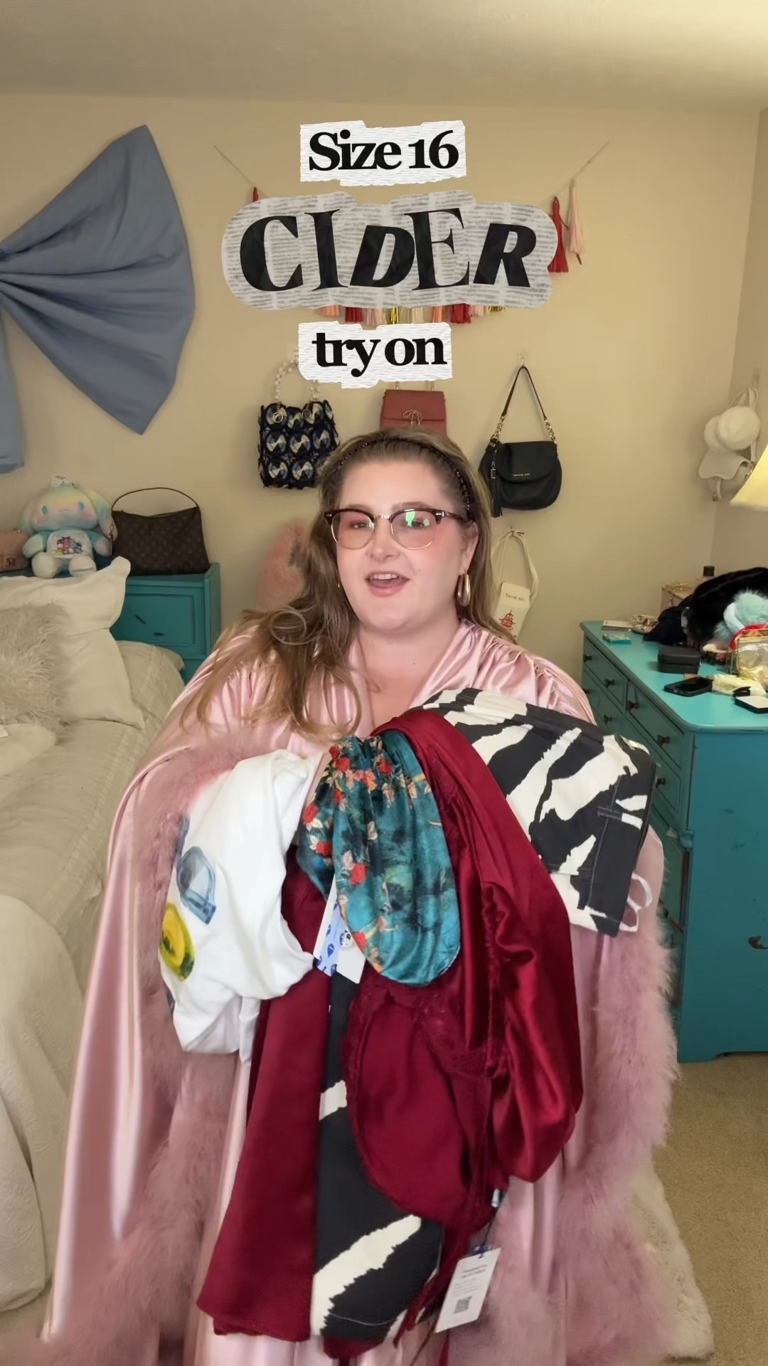 CIDER HAULLLL 💖 it’s time for a a little size 16 / 2X @CIDER  try on cuties! I have a trip coming up in a few weeks & the vibe is fun, funky, colorful, and little Y2K. Cider had a ton of cute size inclusive options for this trip and this is what I got! I can’t wait to style these for the trip later 🫶

#LTKPlusSize #LTKTravel #LTKMidsize