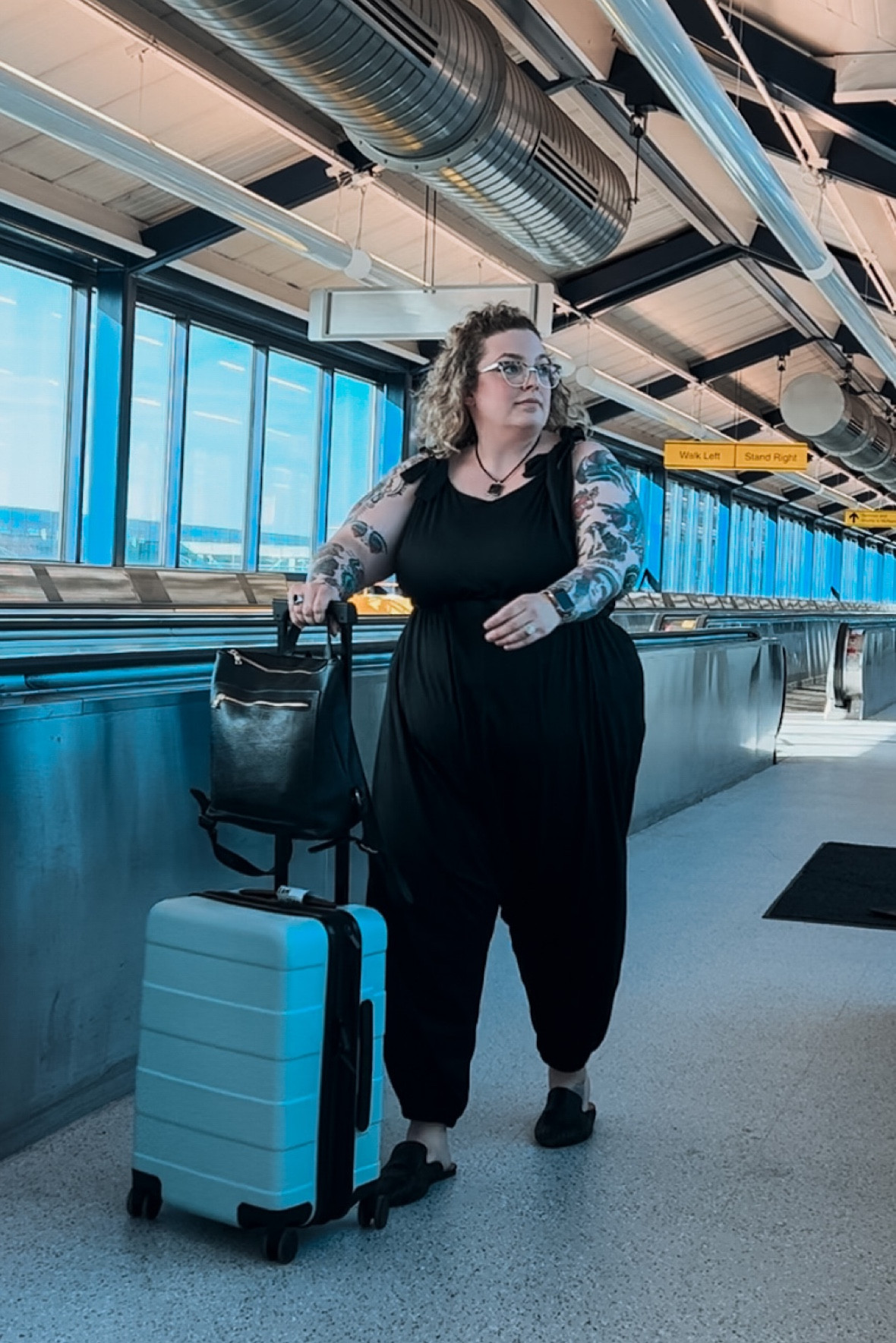 The best airport jumpsuit! 

#LTKcurves