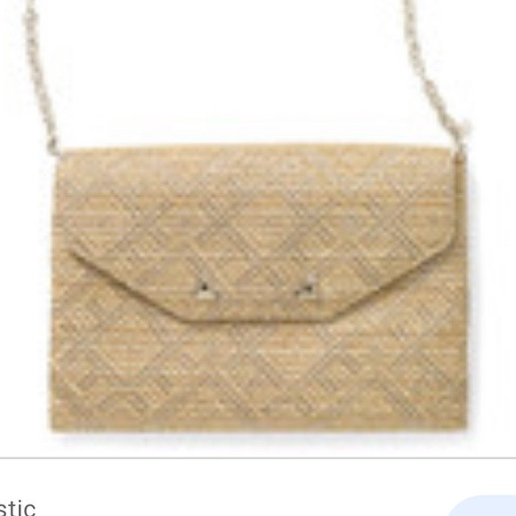 Stella & Dot city slim Metallic Clutch | Poshmark