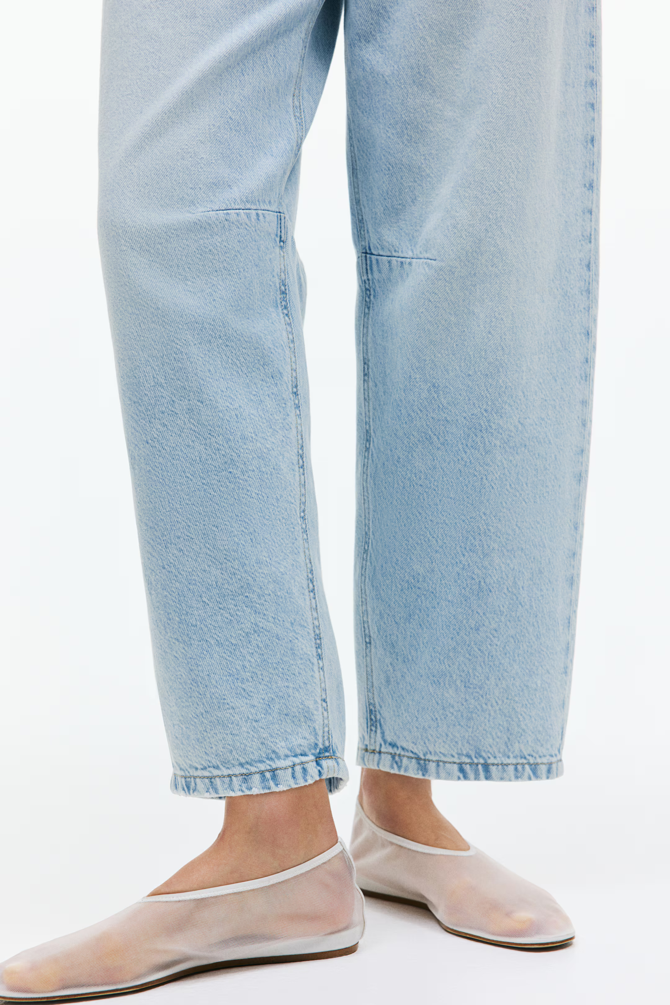 Barrel High Cropped Jeans | H&M (US + CA)
