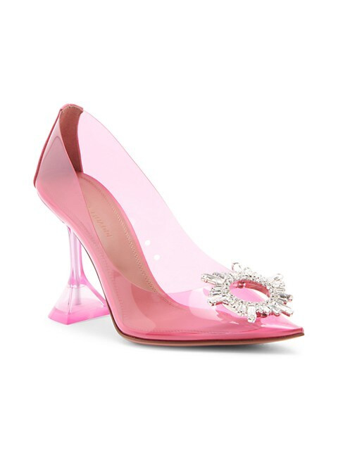 Begum Embellished Transparent Pumps | Saks Fifth Avenue