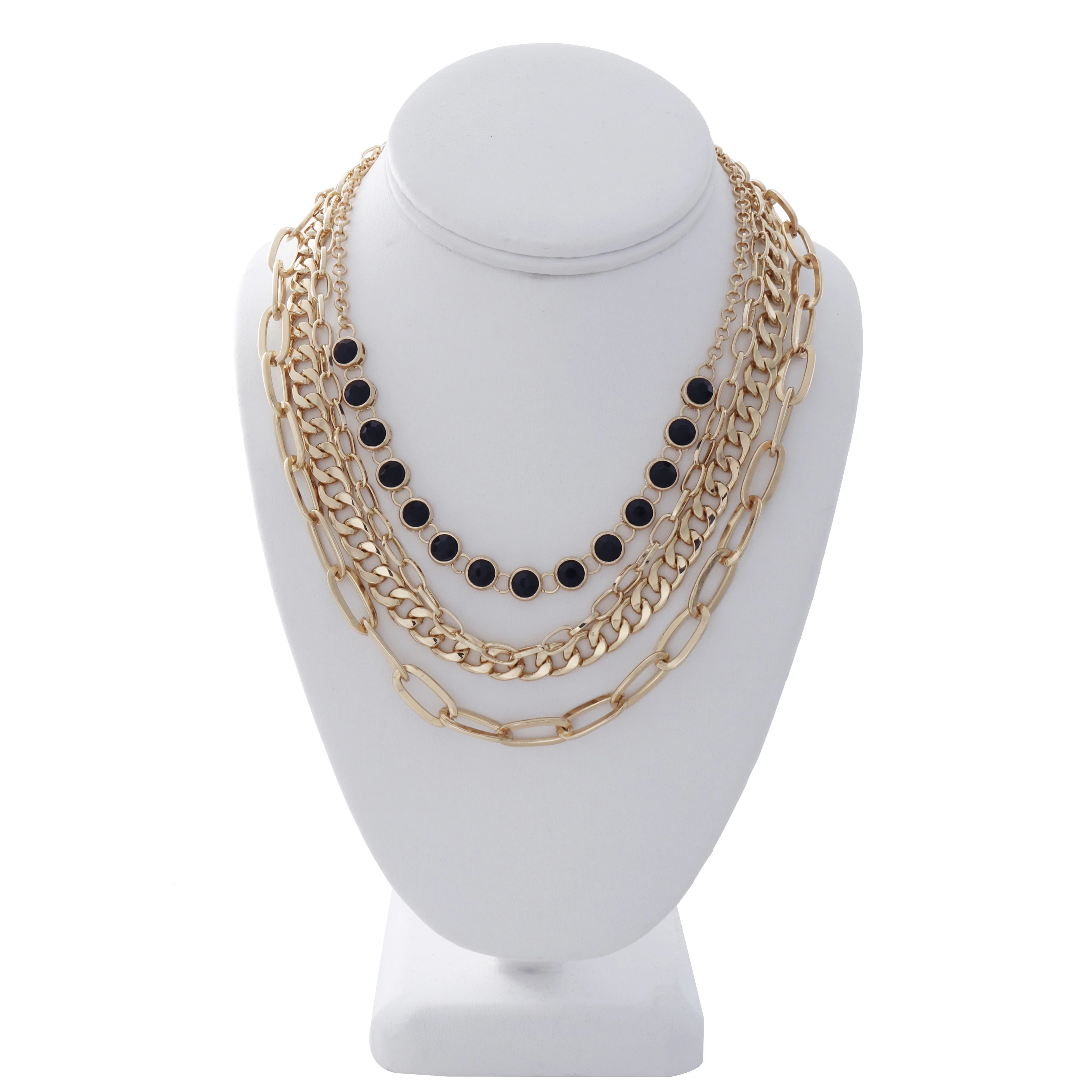 4 Piece Chain Necklace Set | Walmart (US)